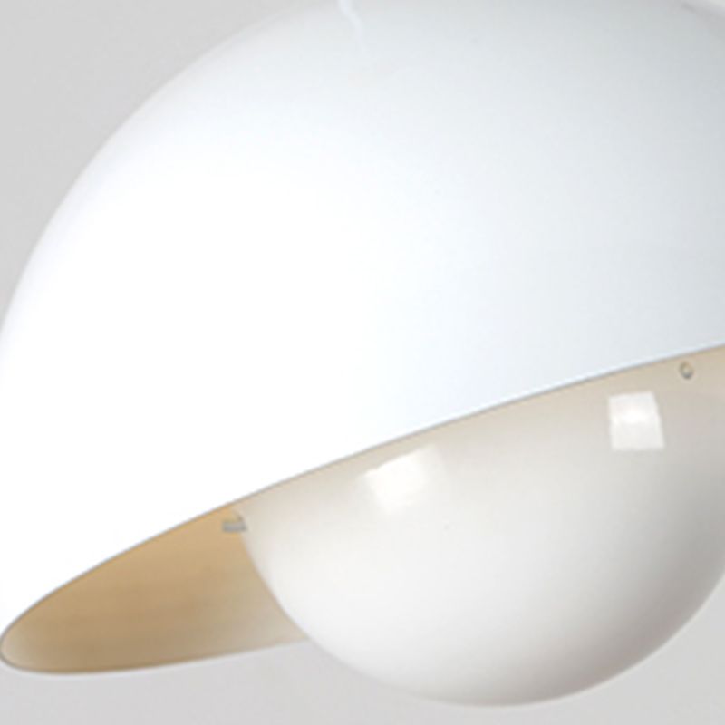 Lampe à suspension moderne et créative à 1 lumière en fer forgé au design géométrique