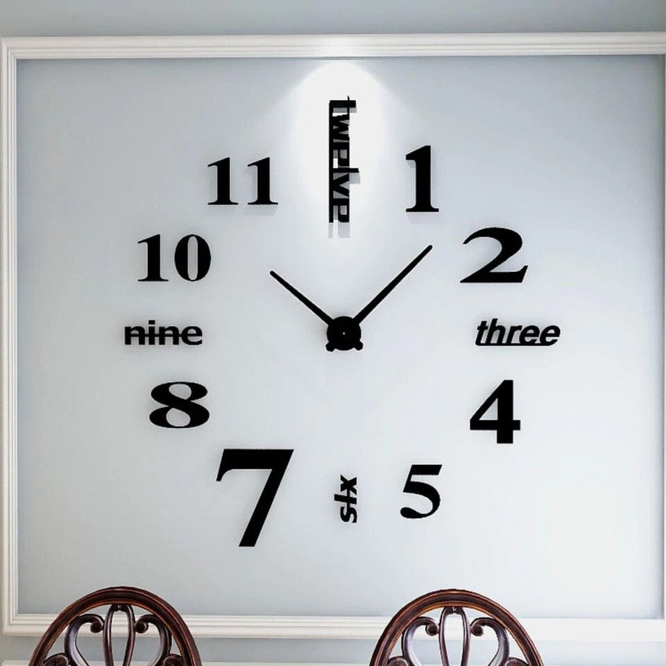 Dotted 3D Decorative Wall Clock