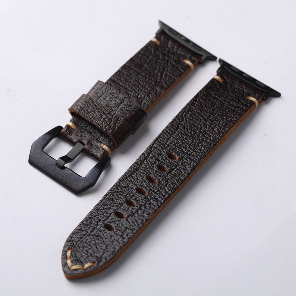 Vintage Horween Leather Strap For Apple Watch