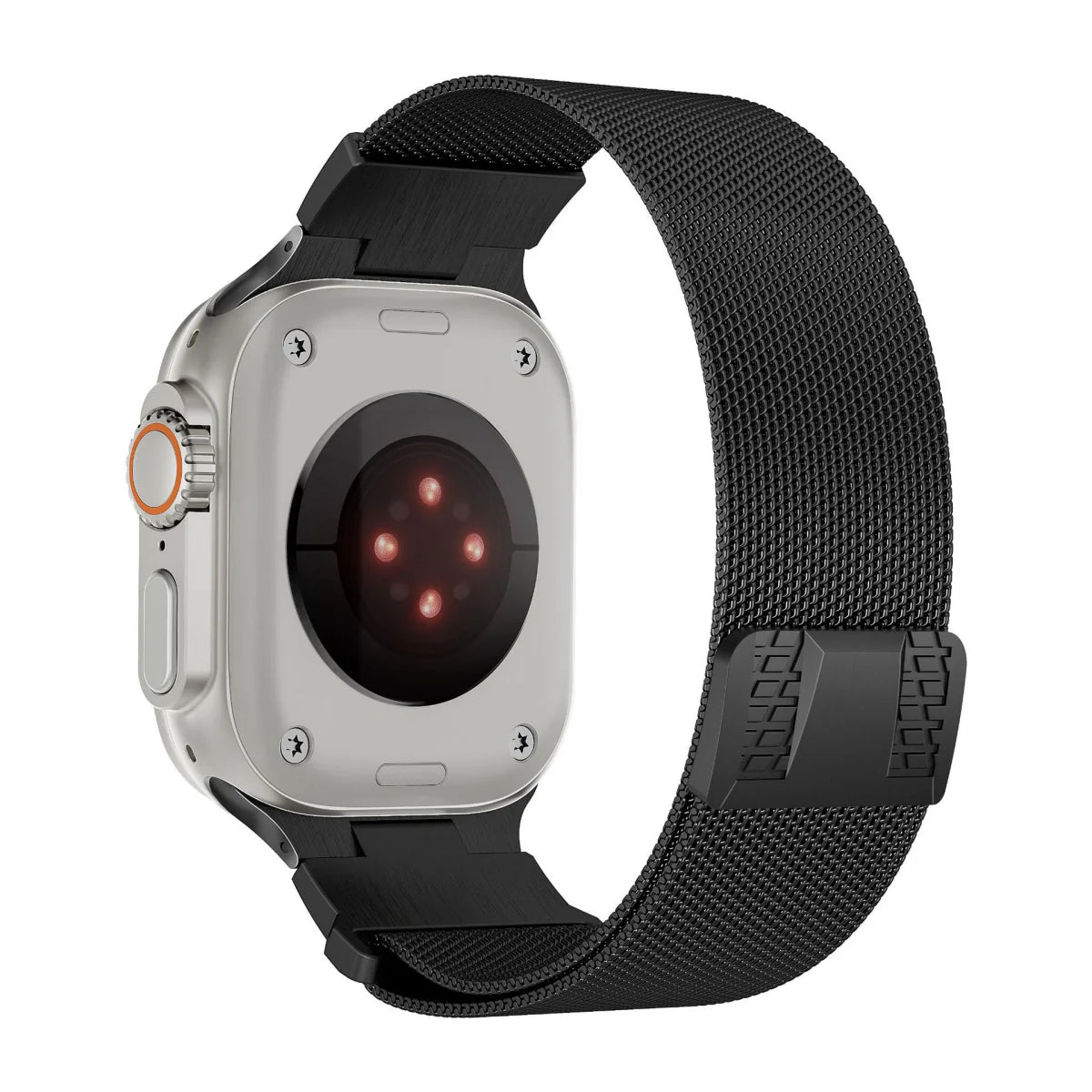 Luxuriöses Mecha Milan magnetisches Metallarmband für Apple Watch