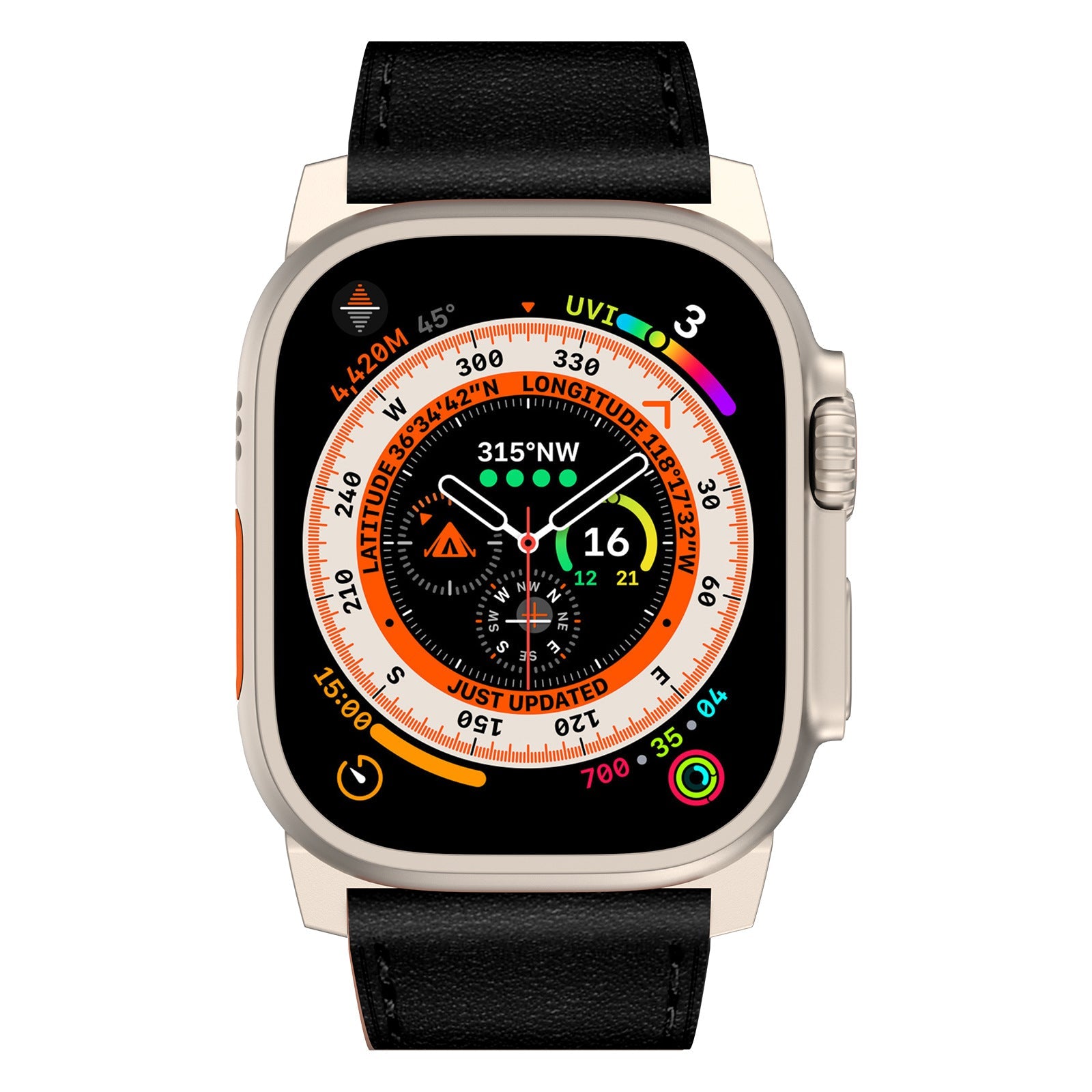 Skórzany pasek Wilderness do Apple Watch