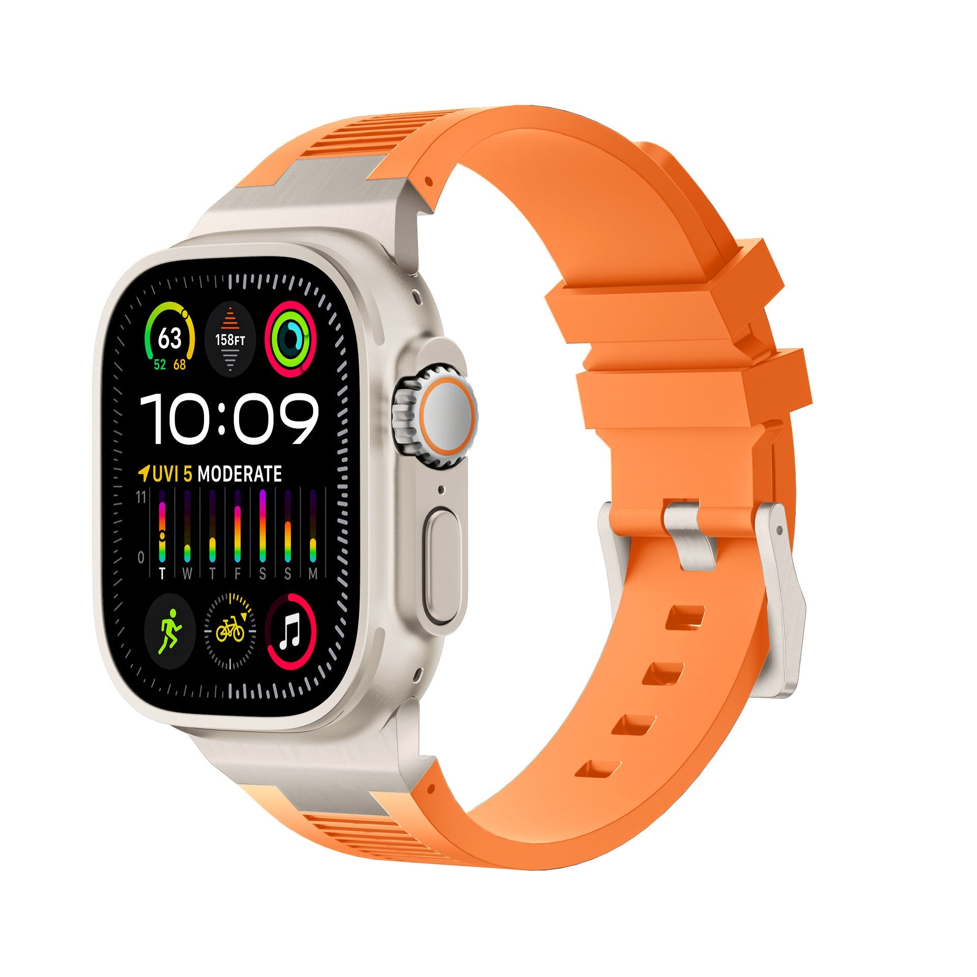 AP New Connector Silikonband för Apple Watch