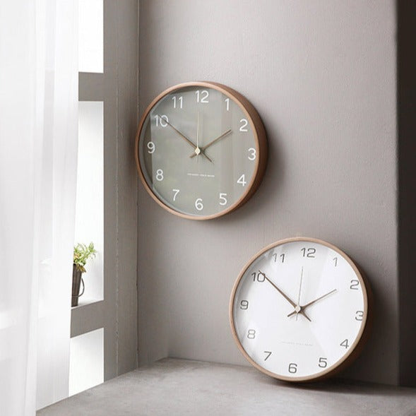 Analog Wall Decoration Wooden Clock for Home