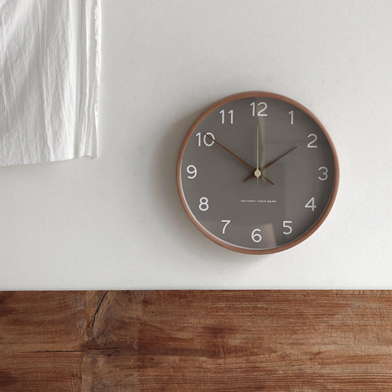 Analog Wall Decoration Wooden Clock for Home