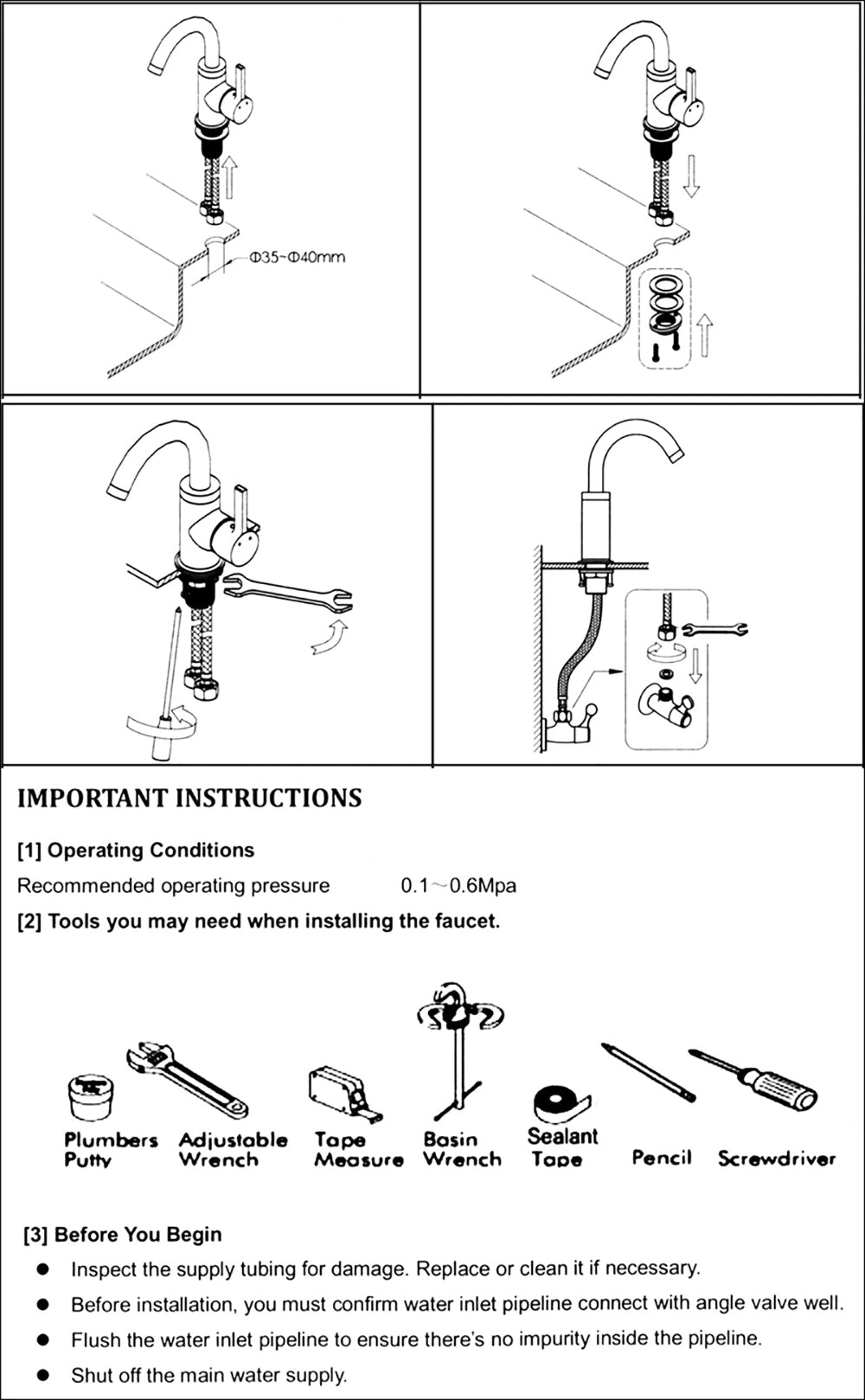 Robinet géométrique