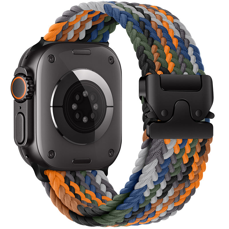 Nylon Flettet Rem For Apple Watch