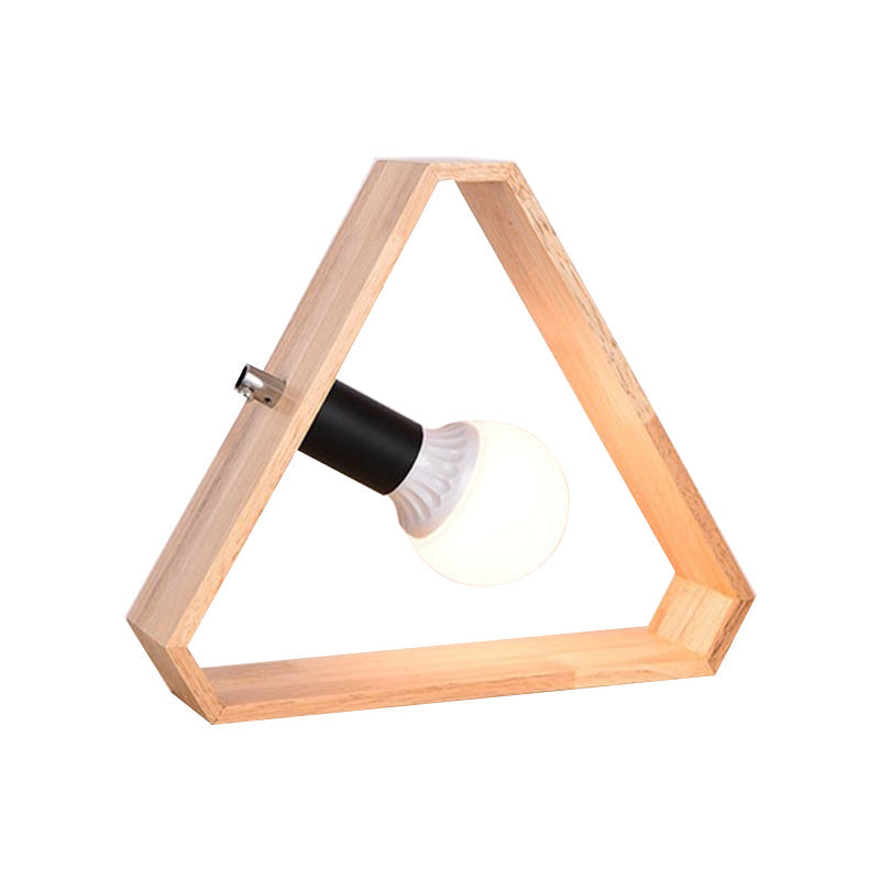 LightStyle - Lampada da tavolo Head Beige Simplicity per camera da letto