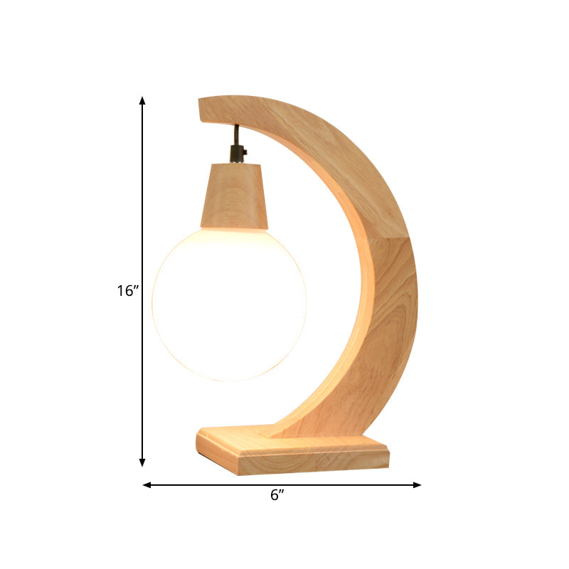 ScandiLight - Lampada da tavolo ad arco in stile scandinavo