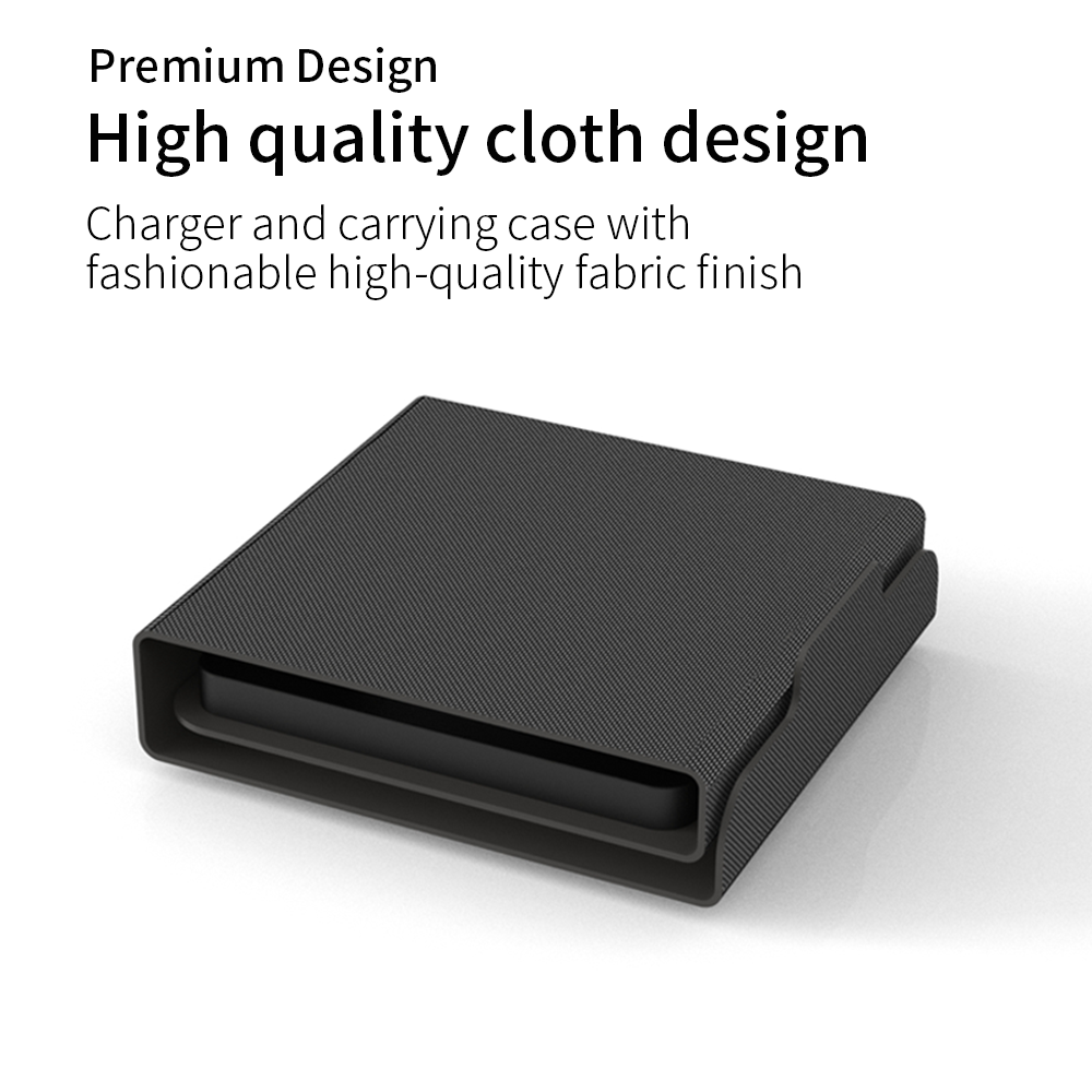 T01-Fabric Storage 3 in 1 Mobile Phone Wireless Charger