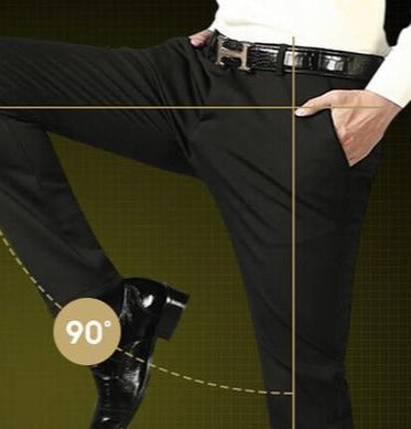 Stylish & stretch: men's trousers/pants with a perfect fit