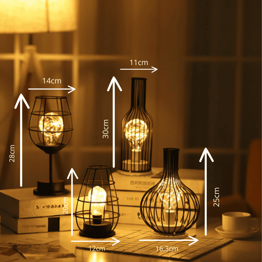 NoirLume - Trasforma il tuo spazio con l'elegante lampada da tavolo Eva Luxe NoirLume di LuxeLume