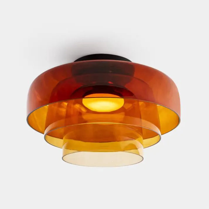 GlassLuxe – Lampe de plafond médiévale