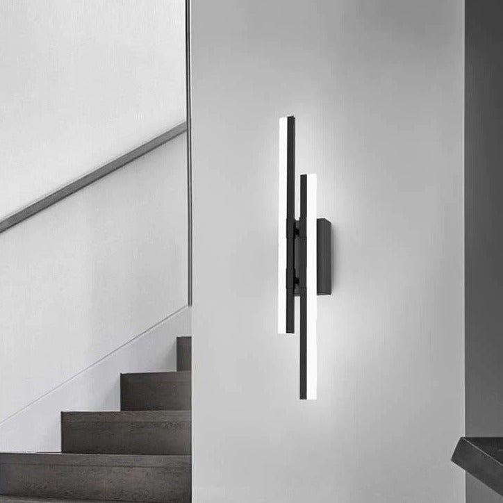 Lámpara de pared LED moderna - Luz larga con rayas