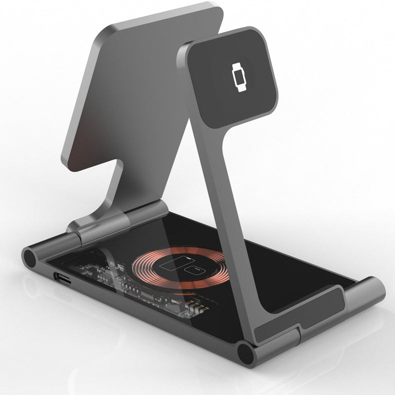 T25-3in 1 Wireless Charging Station For Apple Watch & iPhone