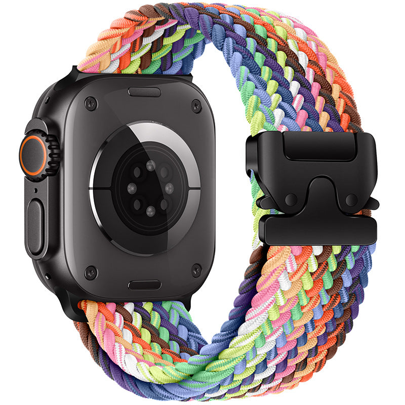 Nylon Flettet Rem For Apple Watch