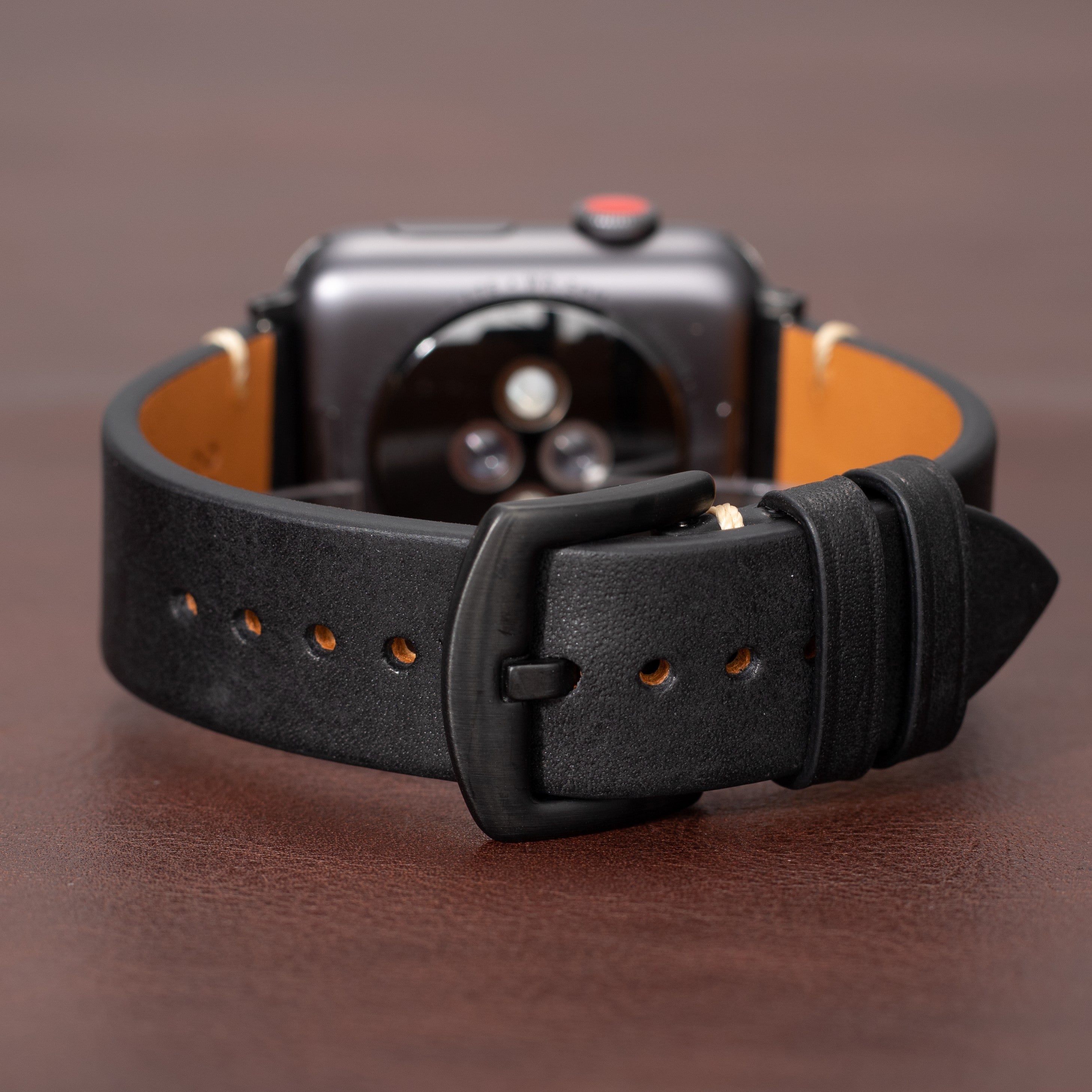 Premium italienisches Lederarmband für die Apple Watch