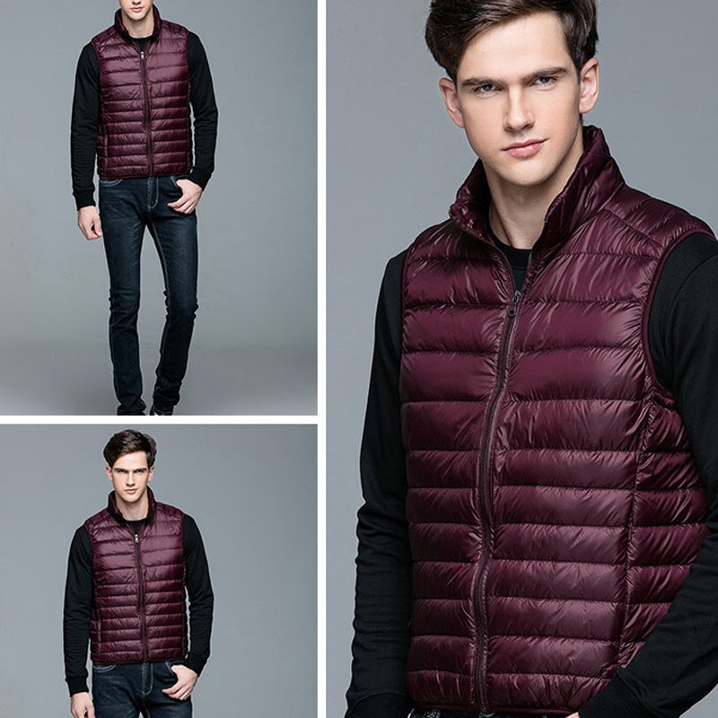 Chaleco de plumas otoño/invierno para hombre