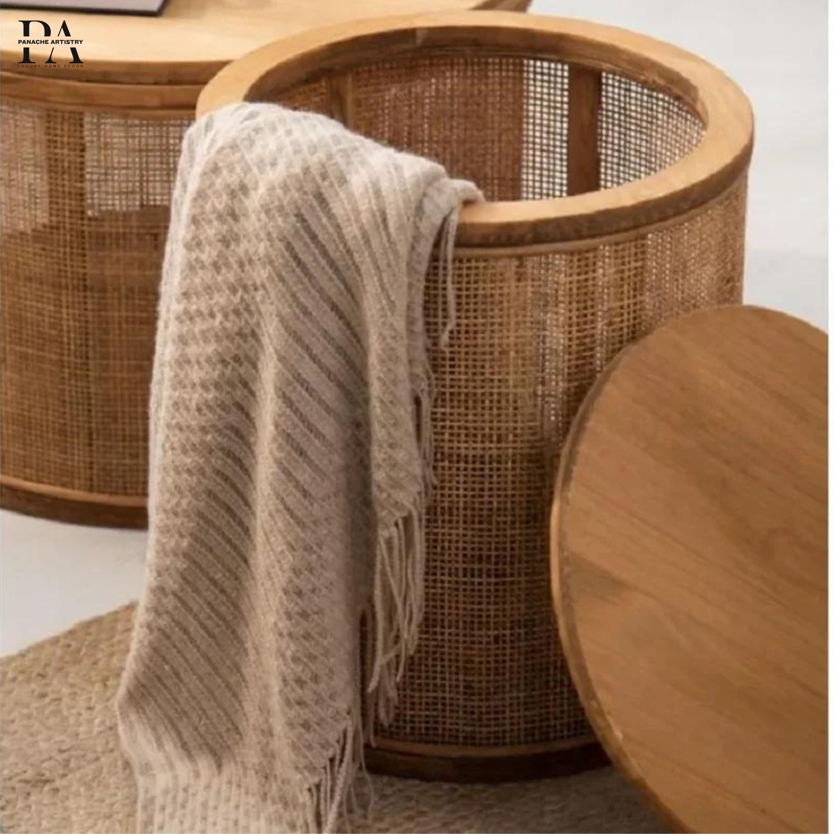 Der Wicker Muse Rattan Couchtisch