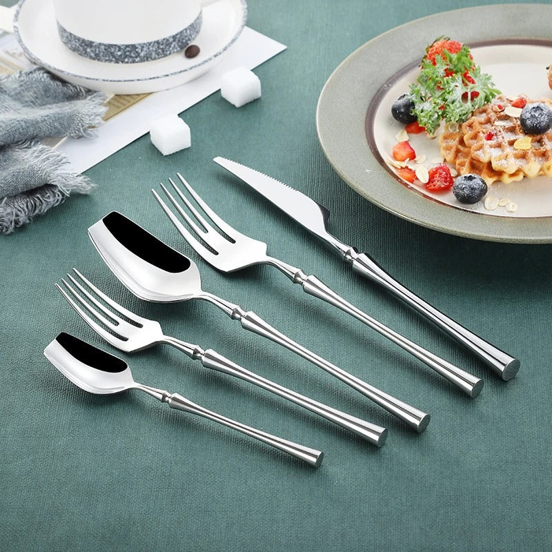 Venedig Silber Besteck Set