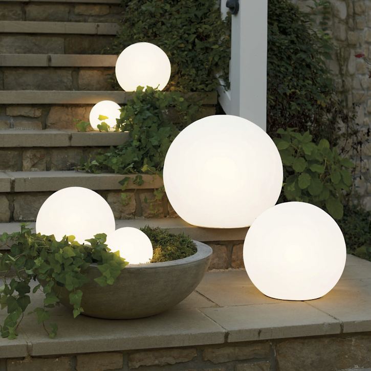 Sferische tuinlamp