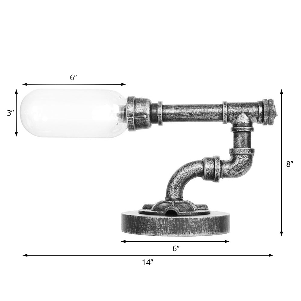 GlowSophie - Urn Bordslampa i rött och brunt