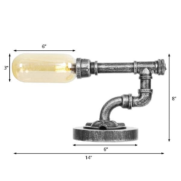 GlowSophie - Urn Bordslampa i rött och brunt