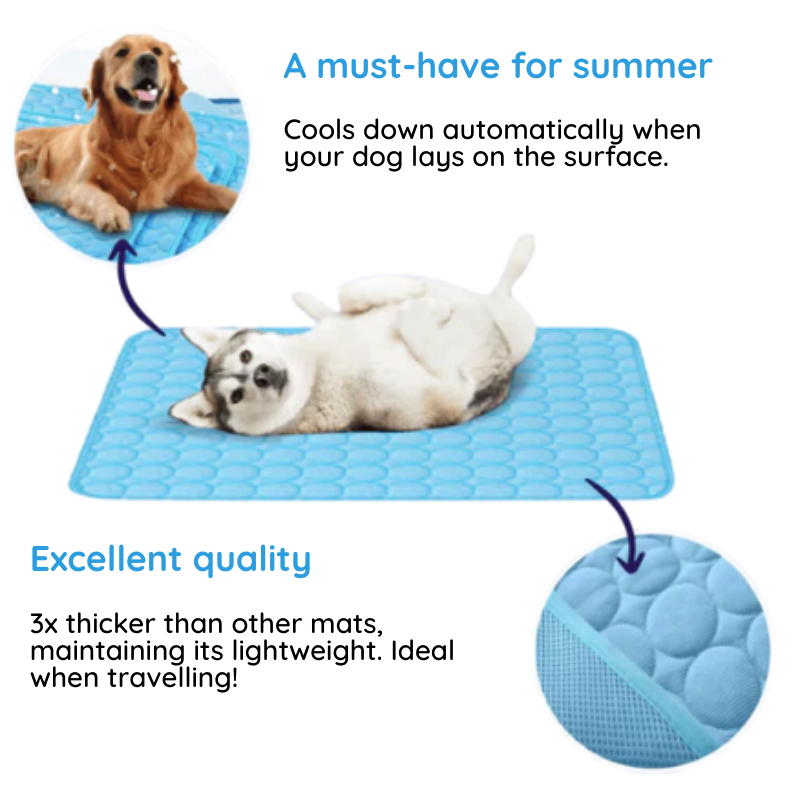 My Furry Friend™ – Tapis rafraîchissant ultime pour animaux de compagnie