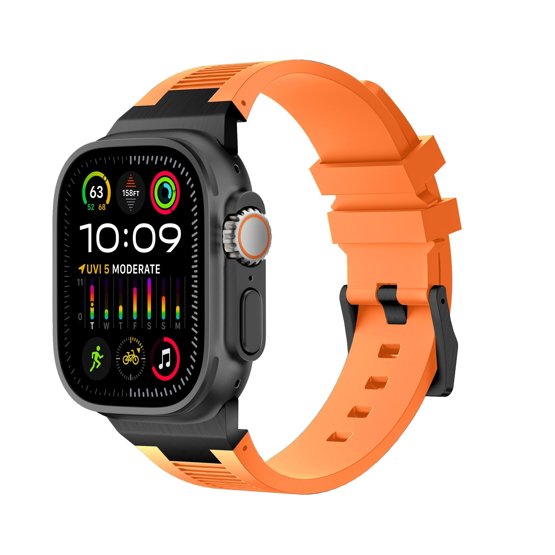 AP New Connector Silikonband för Apple Watch