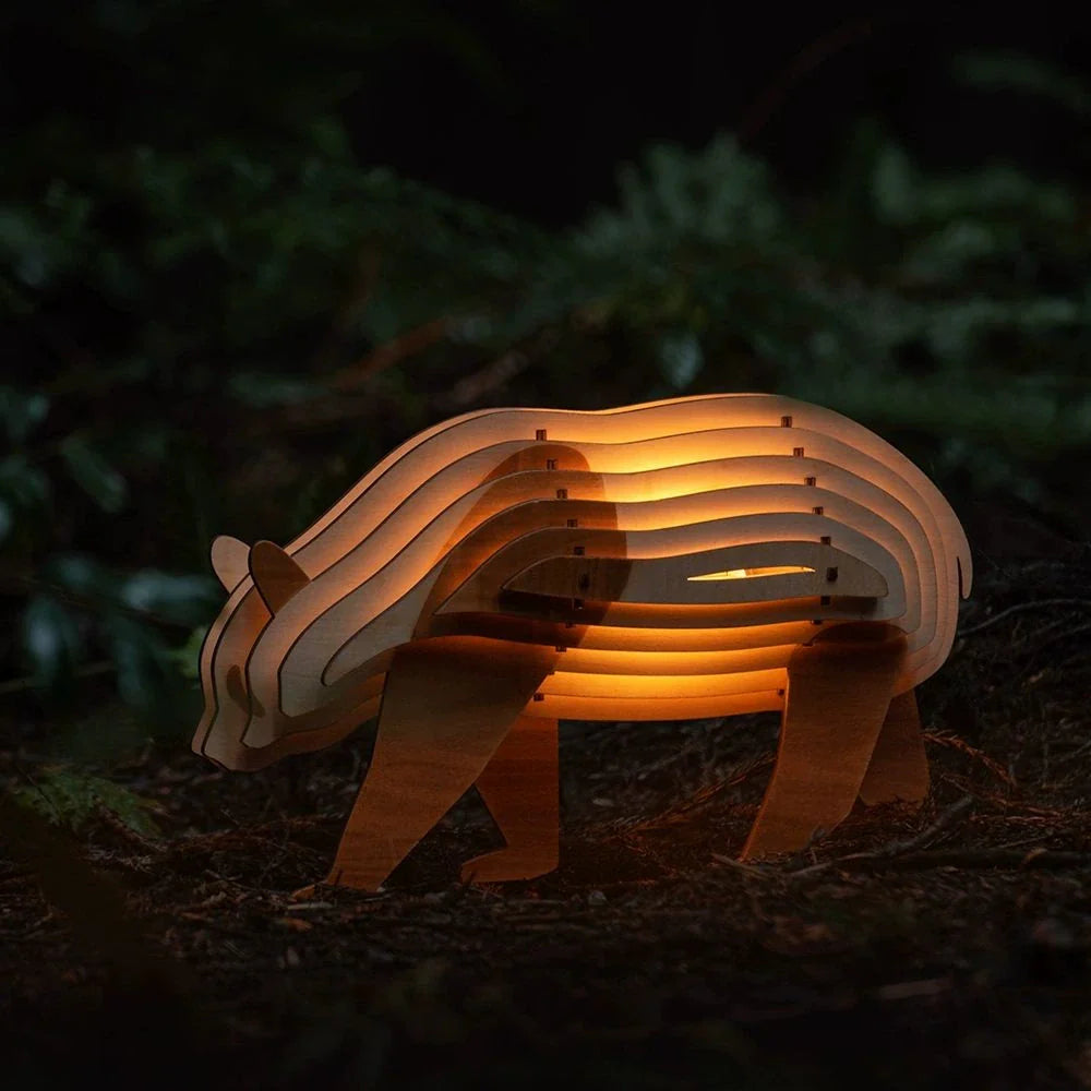 WildCraft™ Luce in Legno Animale