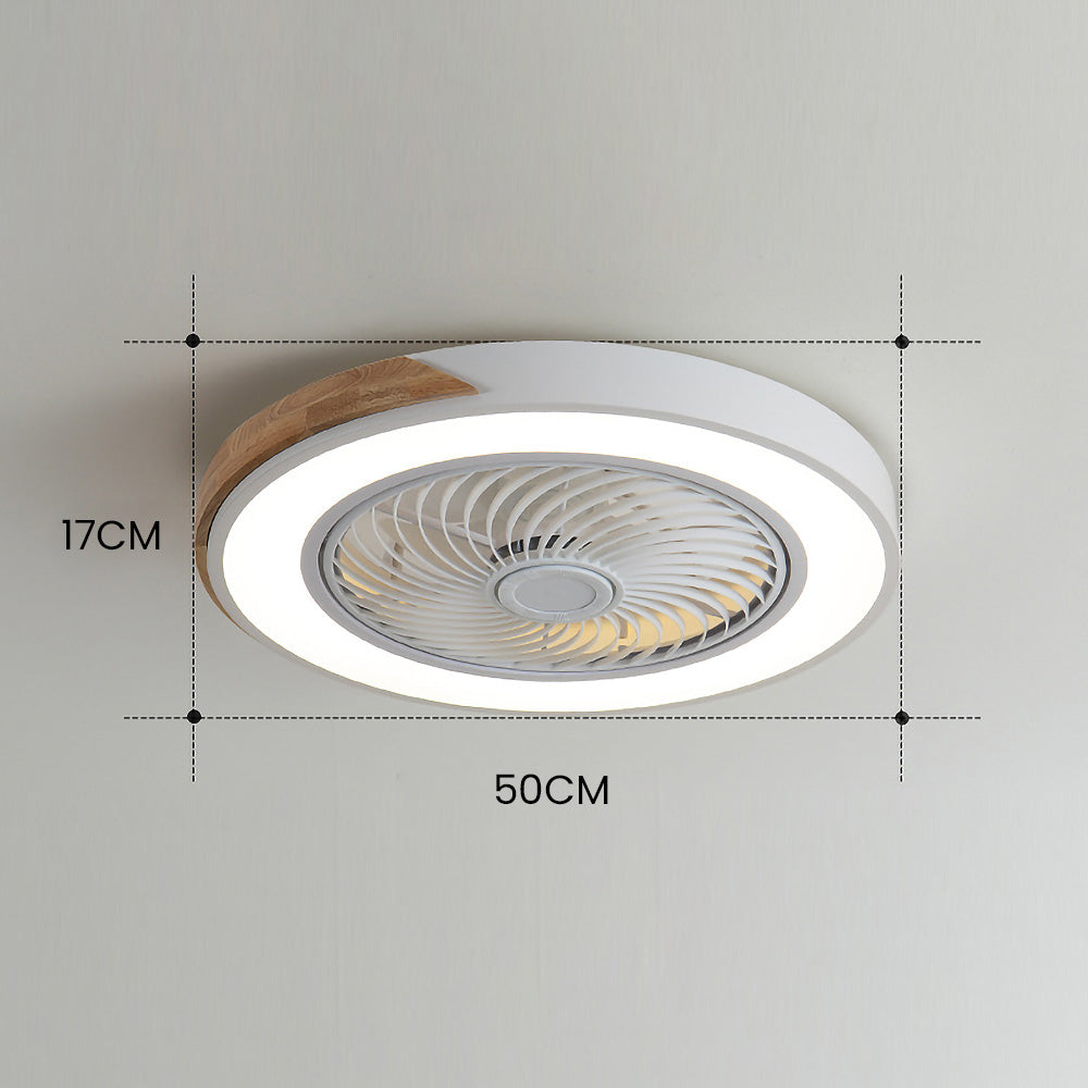 Houten plafondventilatoren met led-verlichting