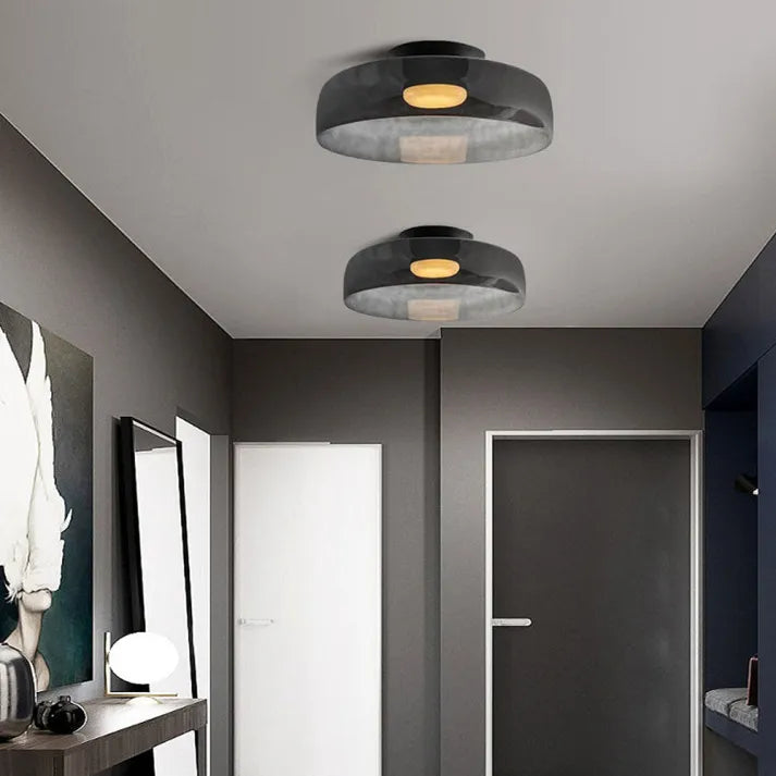 GlassLuxe – Lampe de plafond médiévale