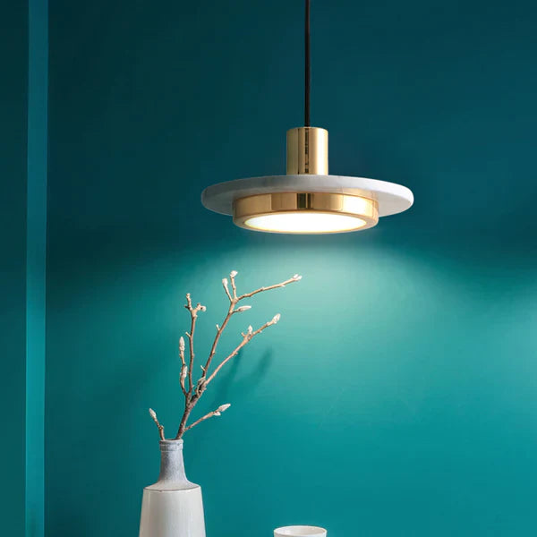 Lampe à suspension en marbre élégante et moderne