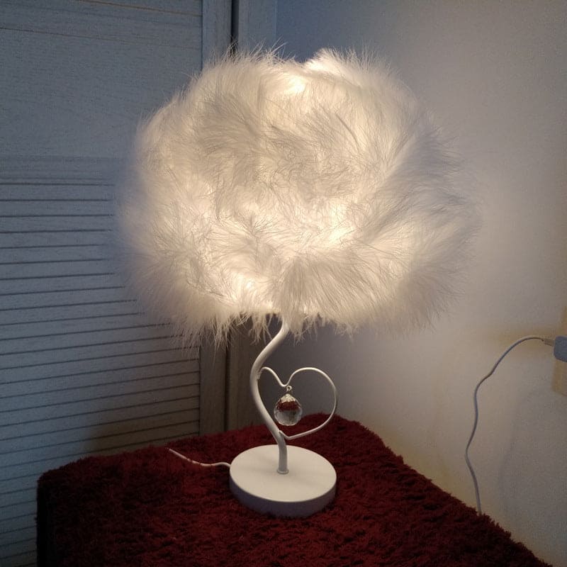 EvoGlow - Scandinavische Feather Cloud tafellamp