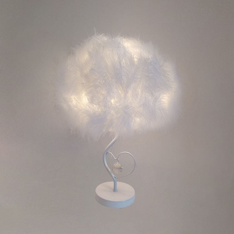 EvoGlow - Scandinavische Feather Cloud tafellamp