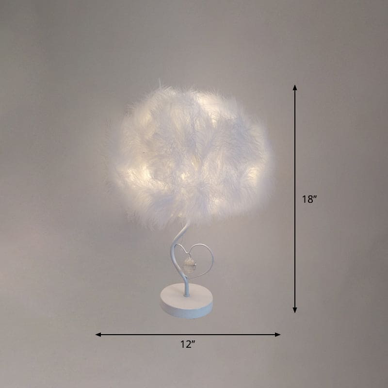 EvoGlow - Scandinavian Feather Cloud Bordlampe