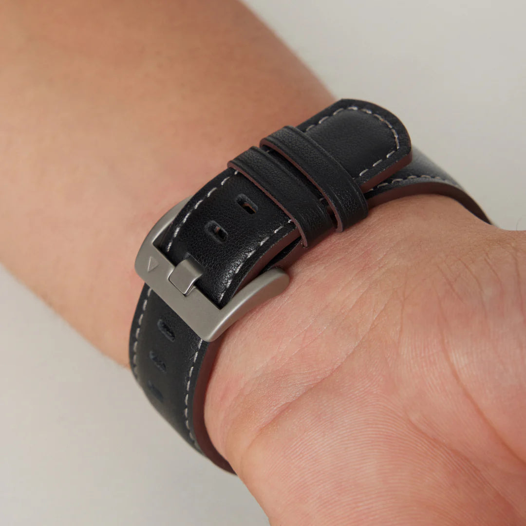 Mecha Lederarmband für Apple Watch