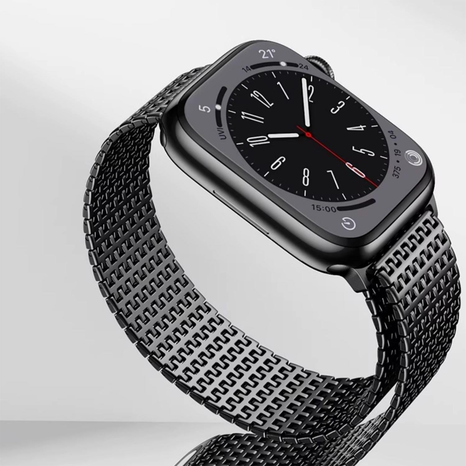 Domino Edelstahl-Magnetarmband für Apple Watch