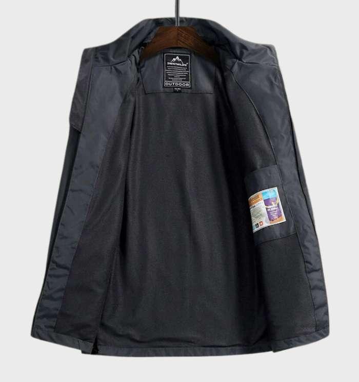 Karl - veste coupe-vent et imperméable avec capuche, adaptée aux activités de plein air