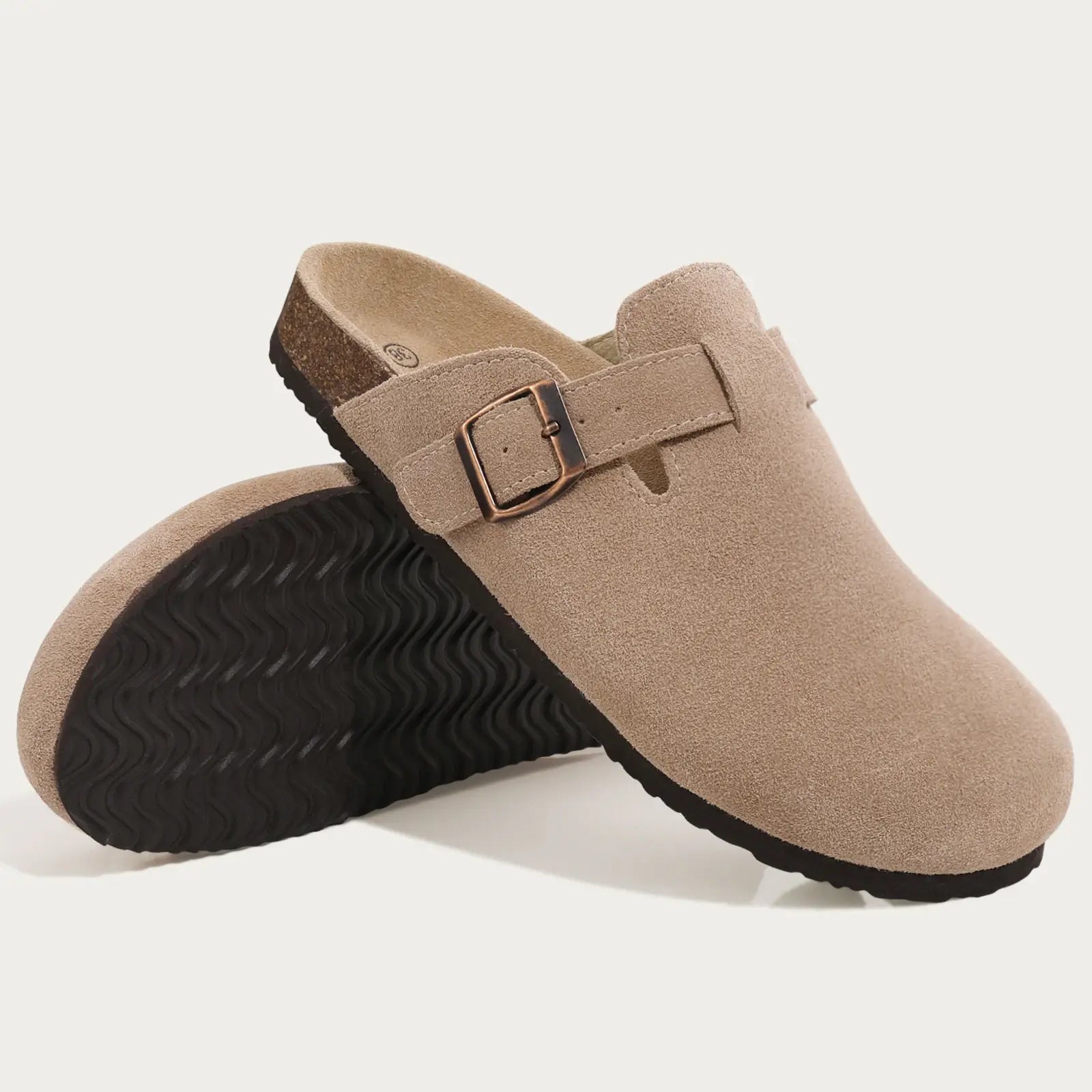 Luxevo - Moderne stylische Wildleder-Slipper