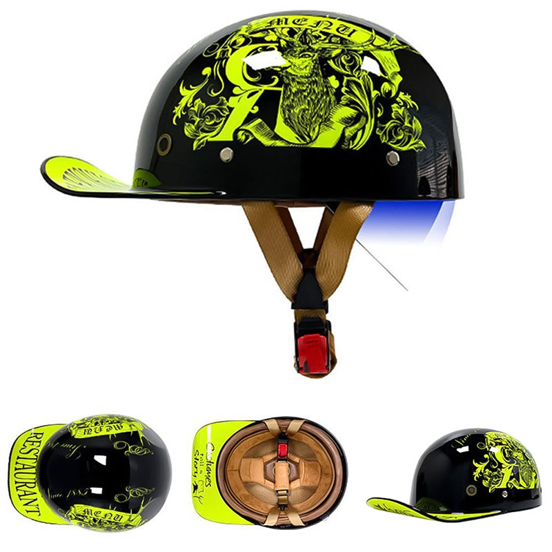 Motorrad-Baseballhelm - DOT genehmigt