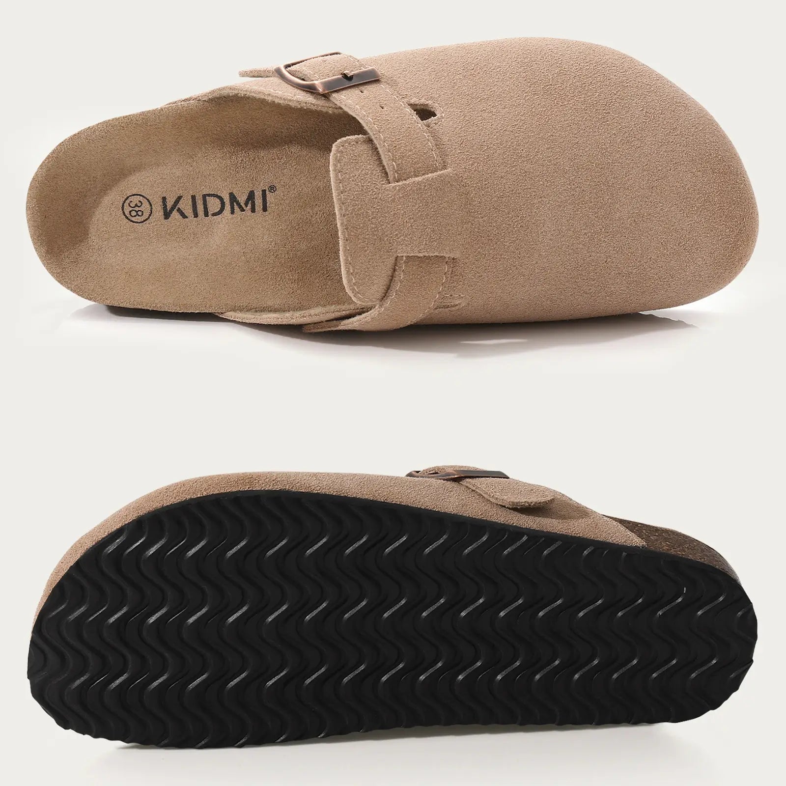 Luxevo - Moderne stylische Wildleder-Slipper