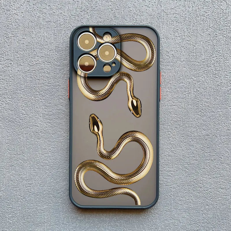 Serpent Motiv iPhone etui