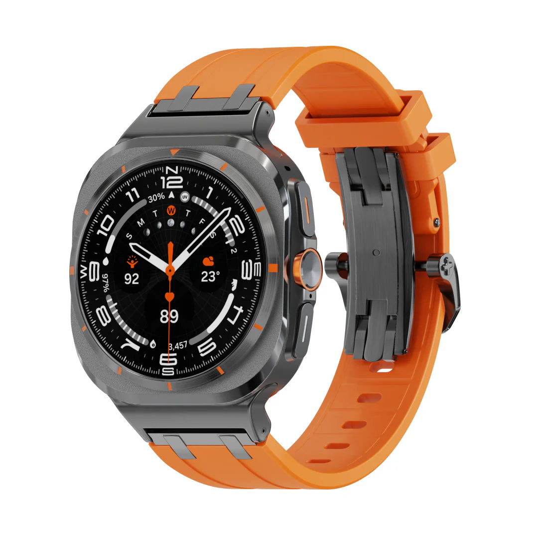 Cinturino in silicone con fibbia a farfalla AP per Samsung Galaxy Watch Ultra