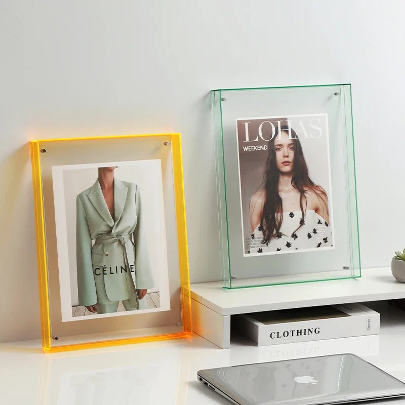 ColorPop Transparent Photo Frame