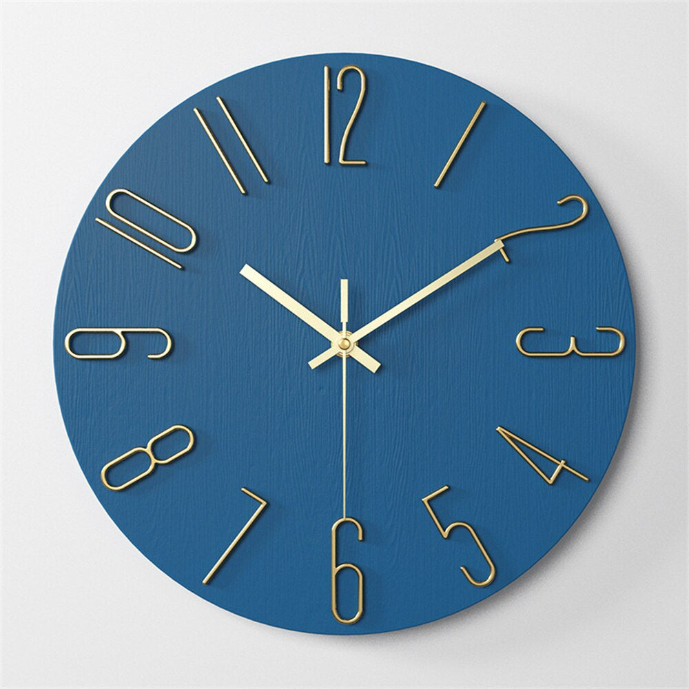 GlowTech - Horloge murale moderne en plastique