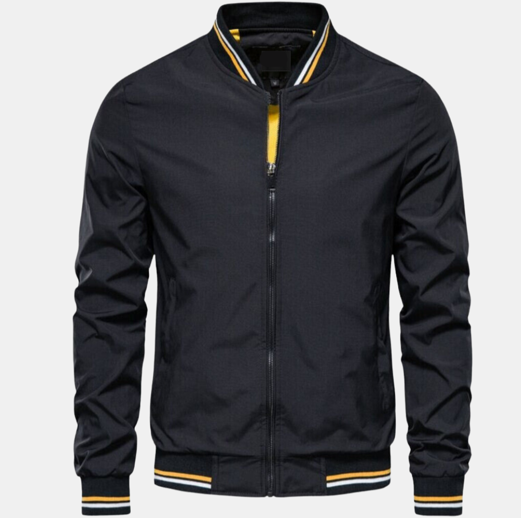 Luminar Luxury: Men's bomber jacket for timeless style and comfort