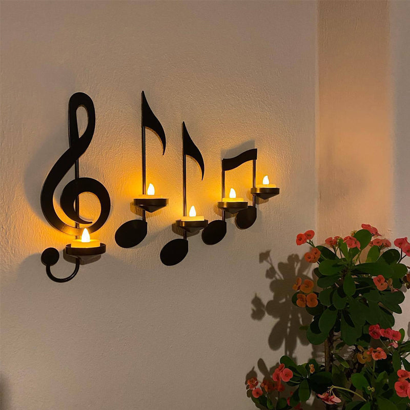 🎼Black Music Note Wall Sconce