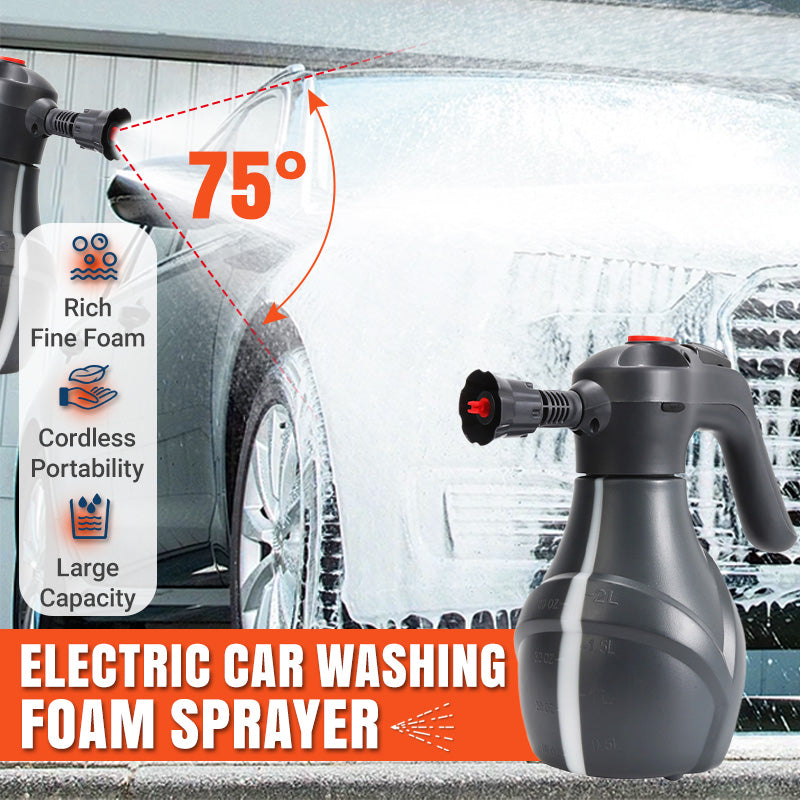 Wireless electric foam sprayer