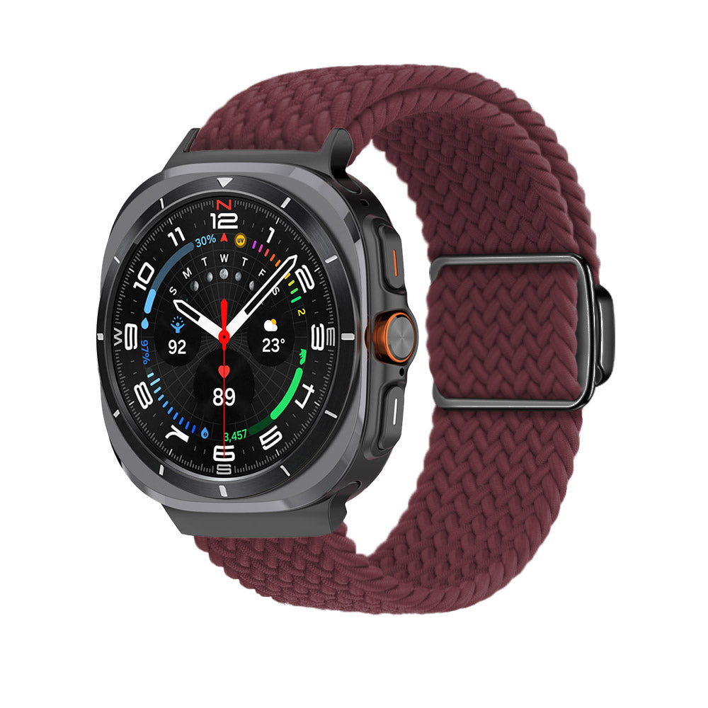 רצועת ניילון ארוגה עם אבזם מגנטי עבור Samsung Galaxy Watch Ultra