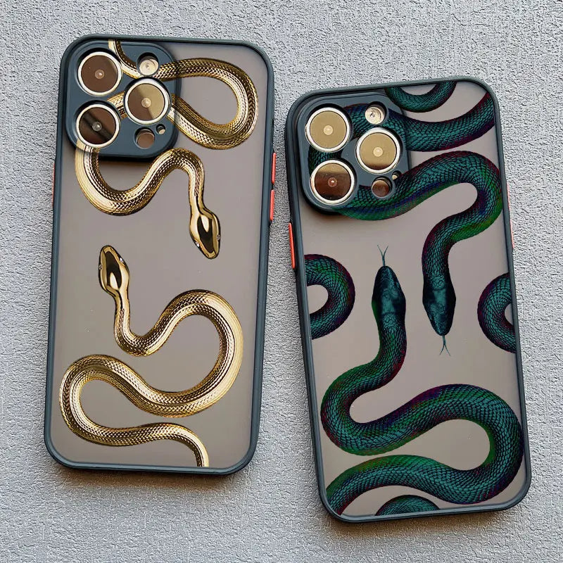 Serpent Motiv iPhone etui